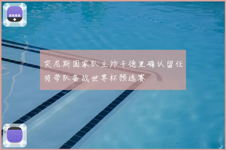 突尼斯国家队主帅卡德里确认留任将带队备战世界杯预选赛