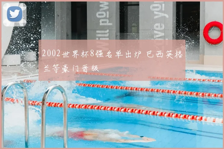 2002世界杯8强名单出炉 巴西英格兰等豪门晋级